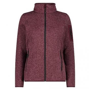 Forro polar CMP Melange Knit-Tech Heavy Fleece lila oscuro mujer - S, forro polar de la marca Campagnolo, color granate, talla S, diseñado para mujeres, con características de calidez y confort