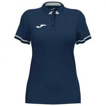 Joma Championship VI Women's Short Sleeve Polo Shirt Navy White