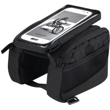 Bolsa de Cuadro Dual para Smartphone FORCE - Bicicleta, Color Negro, Unisex