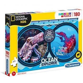 Clementoni Puzzle 180 National Geographic Kids Ocean Expedition (29205)
