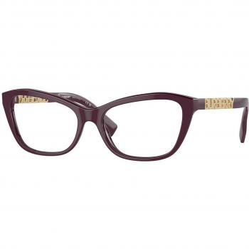 Burberry BE2392F Asian Fit 3979 Armazones para Mujer Borgoña, lentes recetados, ajuste asiático, color borgoña