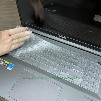 Protector de teclado transparente de TPU para ASUS Vivobook Pro 15 OLED M3500 K3500 / Pro 16 OLED N7600 M7600 M7600Q