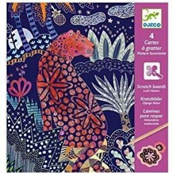 Djeco Cuadro para rascar, Multicolor