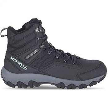 Merrell Botas de Senderismo Thermo Akita Mid Waterproof para mujer, color negro, talla 39 EU