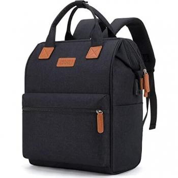marcello Mochila Unisex para Ordenador Portátil, Mochila Antirrobo Impermeable, Mochila para Computadora Portátil con USB, Mochila para Viaje, Negocio, Mujere, Hombre