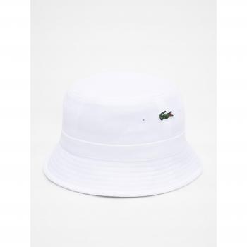 Gorro pescador blanco Lacoste