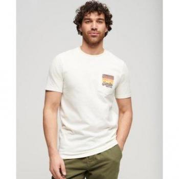 Superdry Camiseta Vintage Vl Cali Blanco