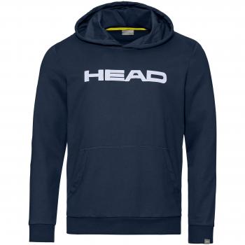 Head Kid's Club Byron JNR Sudadera con Capucha, Azul Oscuro/Blanco, X-Small