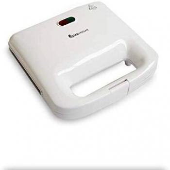 Astan Hogar sandwichera duo pack hottix ah-kc8040, 750 W, Acero_inoxidable, Blanco
