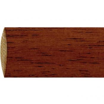 Riel Chyc 5430482 Barra Madera Lisa 2,1 Metros x 20 mm. Nogal, Multicolor