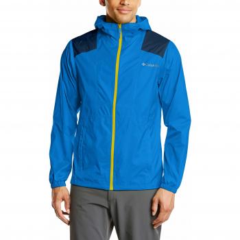 Columbia Flashback Cortavientos, Hombre, Super Blue, Collegiate Navy, S