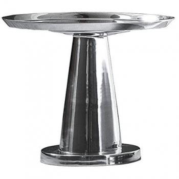 Next 144 - Mesa de centro aluminio/pulido/Al. 60cm/Ø 47cm/pie: Ø 35cm