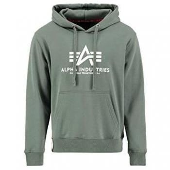 Alpha Industries Basic Vintage Green Hoodie M