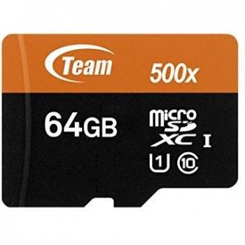 Team Group 64 GB UHS-I Micro-SD Flash Memory Card