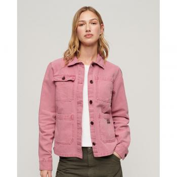 Chaqueta de mujer Superdry 4 Pocket Chore en color rosa