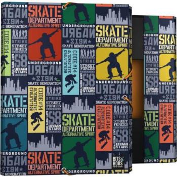 CARPETA 3 SOLAPAS FORRADA B&B24 SKATE
