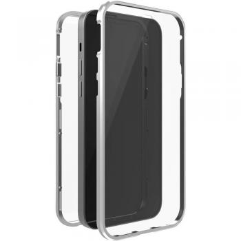 Funda Protectora 360° de Cristal para Apple iPhone 12/12 Pro - Plata