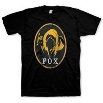 LEV CAMISETA METAL GEAR SOLID 5 NEGRA FOX S