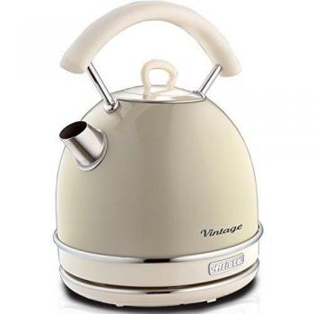 Ariete 2877/03 Hervidor vintage, 2000 W, 1.7 litros, Acero Inoxidable, Beige