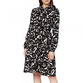 MAMALICIOUS Mlserena Lia L/s Woven KL Dress N Comb A Vestido, Multicolor