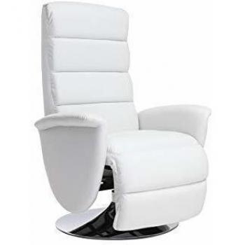 Miliboo - Sillón relax manual blanco NELSON