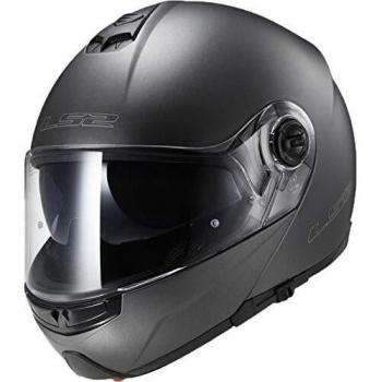 LS2 503251007L FF325 Casco Strobe Solid, Color Titanio Mate, Tamaño L