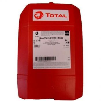Aceite de motor TOTAL Quartz Ineo MC3 5W-30 - 20 litros, compatible con PSA B71 2297, MB 229.52 y BMW LL-04