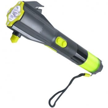 Modesty Multifuncional martillo emergencia/salvamento de coche,,cortador de cinturón de seguridad, cuchillo de rescate, brújula digital con linterna LED de alarma - EH801