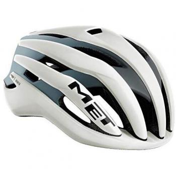 Met Casco Trenta S(52-56) Ciclismo, Adultos Unisex, Multicolor (Blanco Azul)