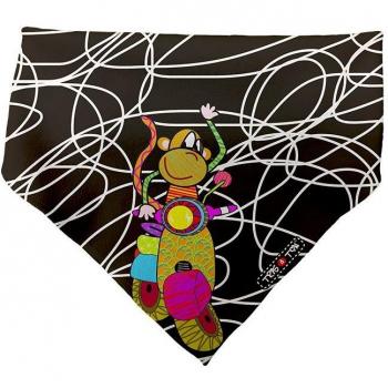Babero bandana Mono moto