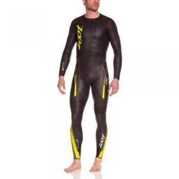 Zoot M Z Force 3.0 Wetzoot Black/flash - Traje de baño para competición para hombre, color verde, talla S