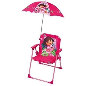 Fun House Dora - Silla para acampada, talla 53 x 38 x 24/40 cm, diamètre 65 cm