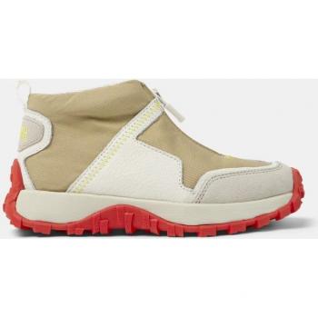 Camper Drift Trail Beige Sneakers for Kids with Zipper Closure
