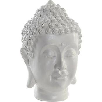 Figura de resina con cabeza de Buda para decoración del hogar