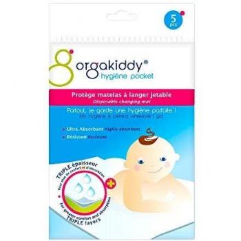 Orgakiddy 5 x Disposable Changing Pads White