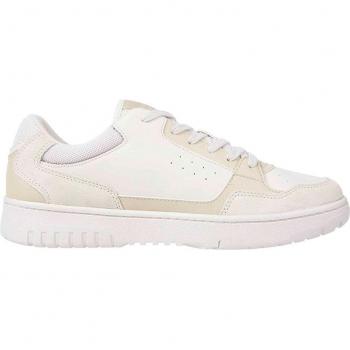 Tommy Hilfiger Men's Multicolor Beige Contrast Lace-Up Sports Sneakers EU43/US10