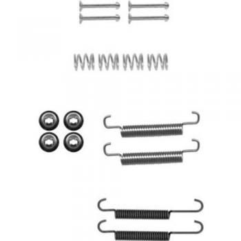 Juego de accesorios para zapatas de freno de estacionamiento HELLA 8DZ 355 202-031 compatible con KIA Careens 3, Cee'd I (5 puertas y Break) y HYUNDAI i30 (