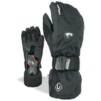 Level Fly Jr Guantes, Niños, Negro, 6