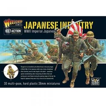WWII Imperial Japanese Infantry - 28mm Hard Plastic Figures