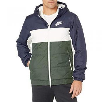 Nike Sportswear Synthetic-Fill Chaquetas Softshell, Hombre, Obsidian/Galactic Jade/Sail/Sail, XS