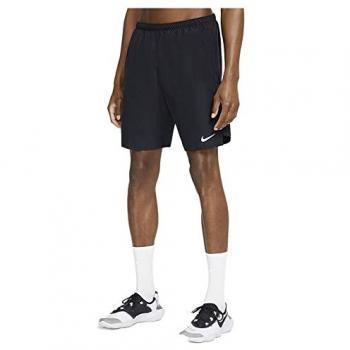 Nike Pantalones Cortos Dri-fit Challenger 9´´ Negro Hombre Adulto, Tecnología Dri-FIT para la gestión de la humedad, Longitud de 9 pulgadas, Color negro con detalles reflectantes plateados, Talla S