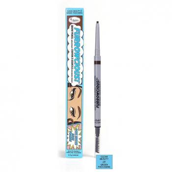 theBalm Furrowcious!® Brow Pencil Eyebrow Pencil with Brush, Shade Dark Brown, 0.09 g