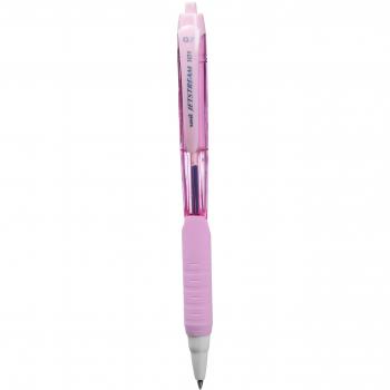 Uniball Jetstream - Bolígrafo retráctil, 0.7 mm, color rosa claro