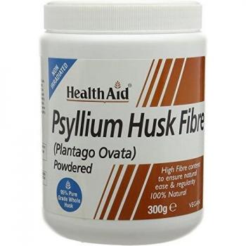 Health Aid Psyllium Husk Fibre, 300g polvo