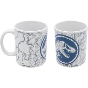 Taza de cerámica Jurassic World Dominion 320 ml - Apta para lavavajillas y microondas - Diseño fresco en paquete de regalo