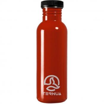 Cantimplora Ternua Bondi 0.75L roja, fabricada en material durable, con capacidad de 750 ml, diseño ergonómico y tapa a prueba de fugas