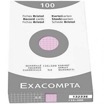 Exacompta - Tarjetas de registro