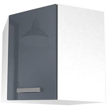 Mueble de cocina START Gris Brillante 58 cm - Armario de esquina