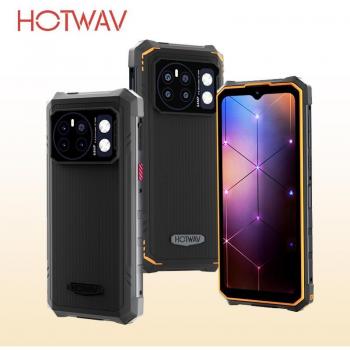 Smartphone Resistente HOTWAV Cyber 13 Android 14, 8GB RAM + 128GB, Batería de 10800mAh, Cámara de 16MP + 64MP, Pantalla HD+ de 6