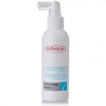 Svenson | Loción Hidratante Vitalizadora Natural Para Fortalecer el Pelo | Rico en Quina, Berro de agua, Guaraná, Aquilea, Aguacate y Péptidos de Soja | Anticaída, Restaurador y Fortelecedor | 150 ml